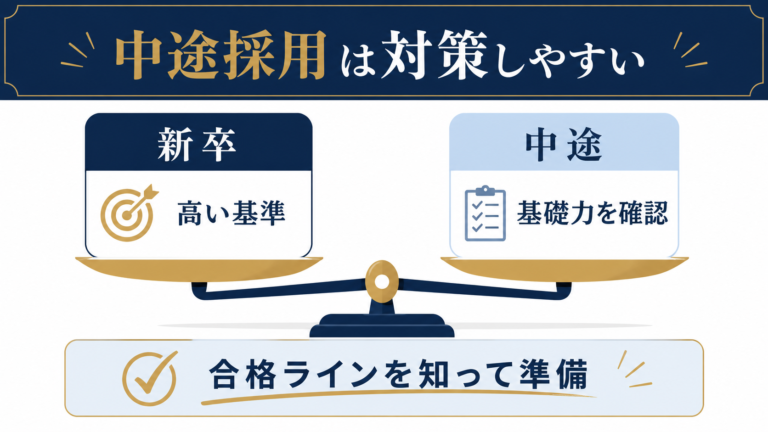 中途採用Webテストの合格ライン