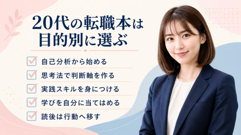 20代の転職本は目的別に選ぶ